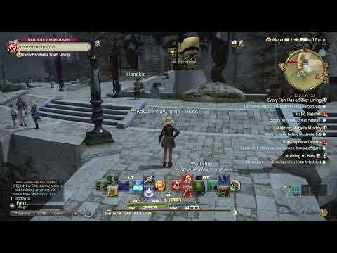 FINAL FANTASY XIV SOLO PLAYTHROUGH #82: FISHER LEVEL 15 CLASS QUEST