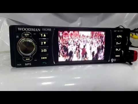 Woodman single din mp5 (usb & bluetooth) car media player
