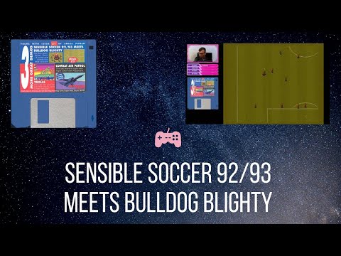 Sensible Soccer 92/93 Meets Bulldog Blighty - Amiga Power Cover Disk