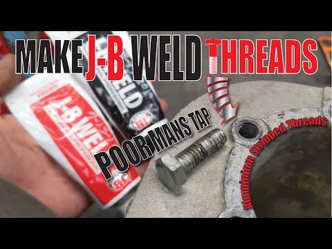 FIX stripped bolt hole threads the POOR MANS WAY