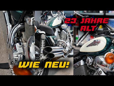 MOTORRAD Komplettaufbereitung | Yamaha Virago 535 | Maximum Shine | Politur Chrom Rostvorsorge