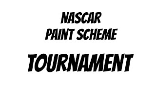 Nascar paint scheme tournaments!