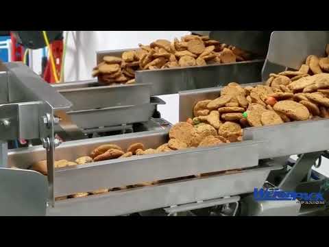 Packaging Cookies - PrimoLinear V5 with Container Indexing