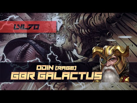 Lvl70 Odin [Rage] vs GBR GALACTUS | MARVEL Future Fight