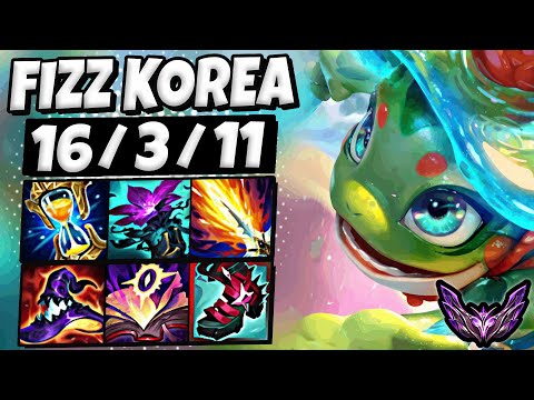 Fizz vs Aurelion Sol MID [ QuadraKill ] Korea Master Patch 25.8 ✅