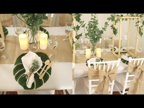 YouTube video about: What colors go with burlap wedding decoration?