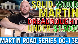 Video thumbnail for Martin Guitar's DC-13E - Is it any good? A solid wood Martin for under $1500! by Alamo Music Center