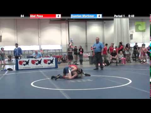 SCHOOLBOY 84 - Abel Pena vs. Quenton Mortimer