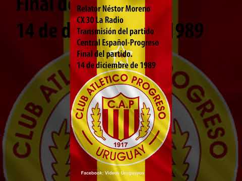 Progreso Campeon 1989 - Final del partido - Nestor Moreno