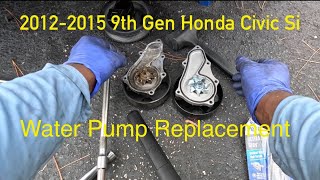9th Gen 2012-2015 Honda Civic 2.4 Water Pump Replacement