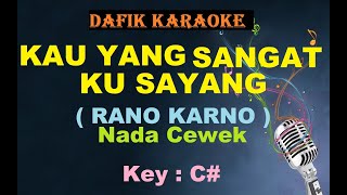 Download lagu Kau Yang Sangat Ku Sayang  (Karaoke) Rano Karno / Nada Cewek C# mp3