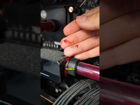 What happens if you don't clean your watercooled PC 💀 #pcgaming #gamingpc #watercooledpc