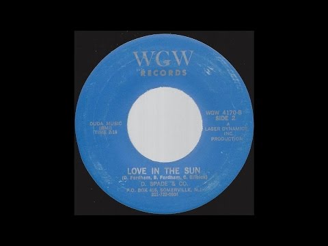 D. Spade $ Co. - Love In The Sun - 60's Pop-Garage-Psych mix on WGW label
