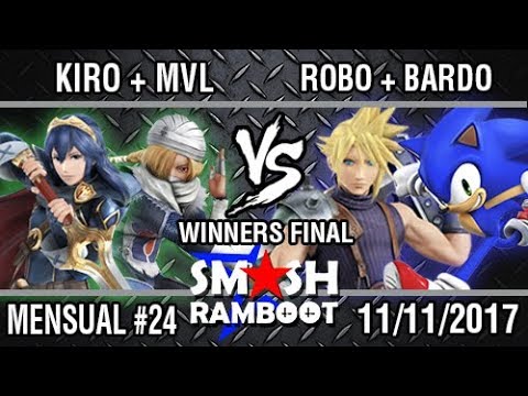 [SmashxRamboot #24] Kiro+MVL Vs. Robo~Luigi+El_Bardo Winners Final
