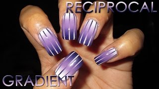 Reciprocal Gradient Nail Art Tutorial