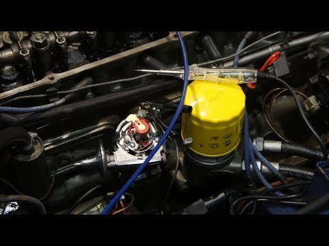 1968 MGC Distributor Install, Set Static Timing