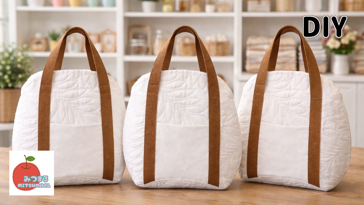 100均！セリアが最高！大人気のキルトマットで作る便利バッグ！
