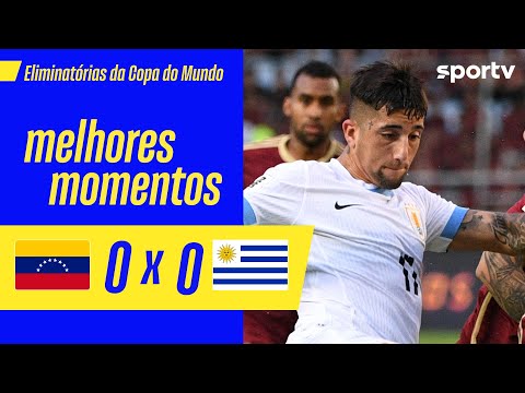 Gols e lances de Venezuela x Uruguai