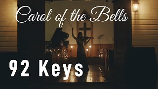 Carol of the Bells - Christmas Song - Violin and Piano Cover - 92 Keys