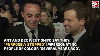 Ant and Dec apologise for &#39;impersonating people of colour&#39; on Saturday Night Takeaway