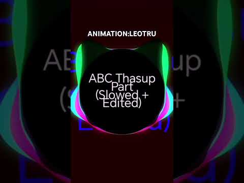 ANNA, Tony Boy, Thasup | ABC | Thasup Part Only | Slowed + Edited.      #shorts #annapepe #thasup