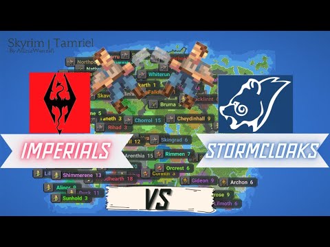 The Nations of Skyrim Fight A Battle Royale! - Worldbox