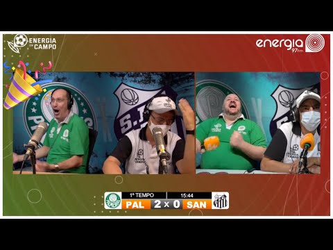 REAÇÃO DA ENERGIA 97! NARRAÇÃO DOS GOLS DE PALMEIRAS 4 X 0 SANTOS | PALMEIRAS CAMPEÃO COPINHA