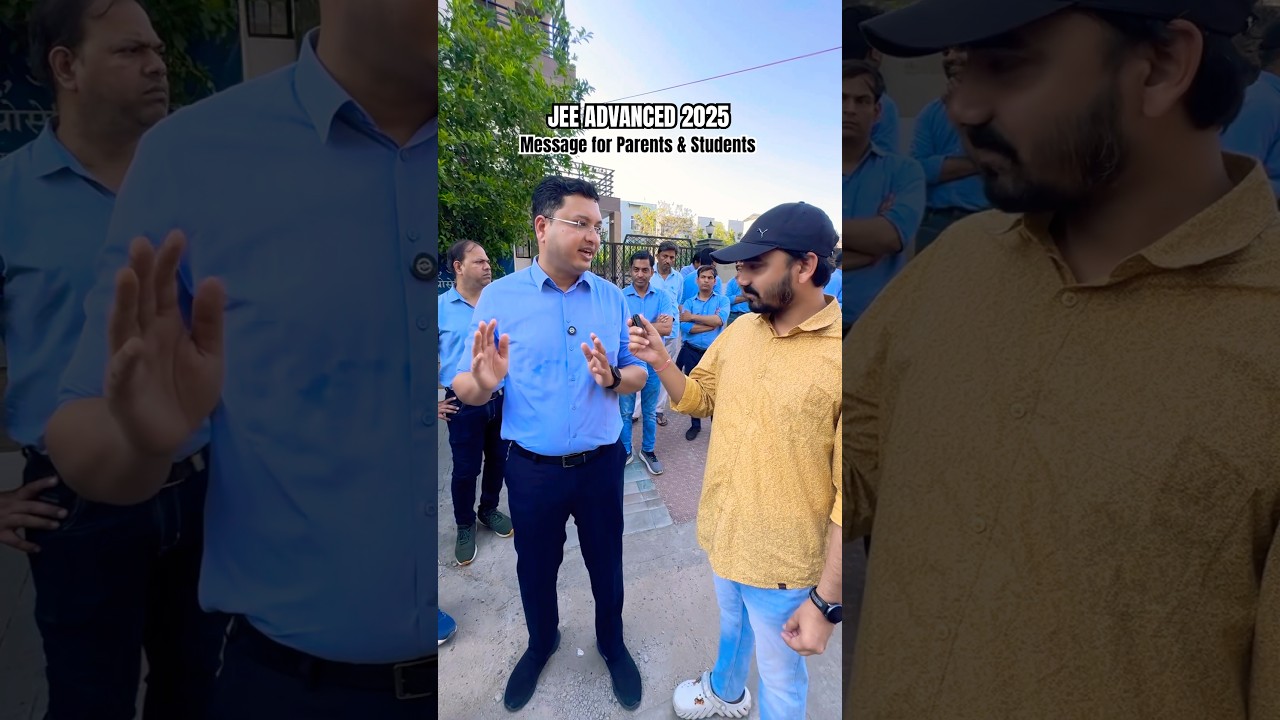 Important Message for Students & Parents in JEE ADVANCED 2025 by NV Sir | #kota #jeeadvanced2025