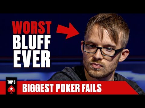 TOP 5 BIGGEST POKER FAILS ♠️ Poker Top 5 ♠️ PokerStars