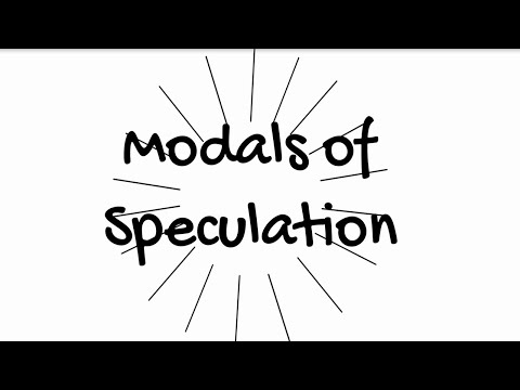 009 Modals of Speculation in Present