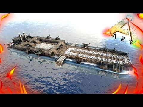 ARK: Survival Evolved - Первый ПЛОТ в АРК! ХАРДКОР #5