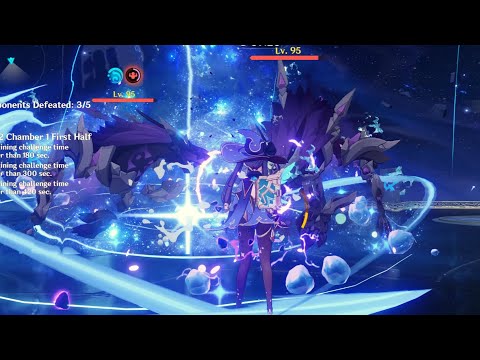 C2 Mona Vaporize Team Speedrun | v2.3 Floor 12 Showcase [Genshin Impact]