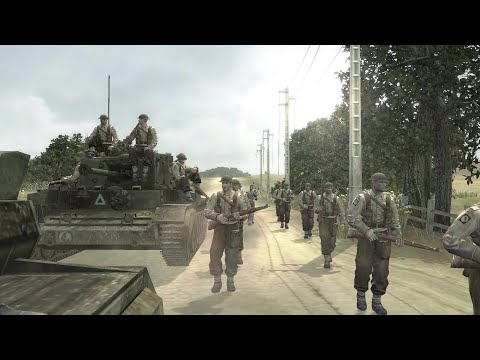 Company of Heroes (2006)-Liberation of Caen-Mission 9- Bourguebus: Marching Onward