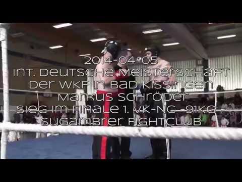 2014-04-05 IDM der WKF Markus Schröder Sieg im Finale VK-NC -91Kg - Sugambrer Fightclub