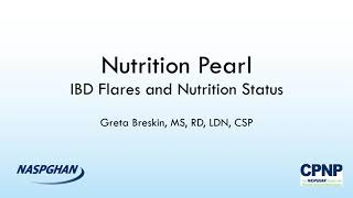 August 2020 Nutrition Pearl IBD Flares