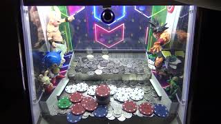 Coin Pusher Match ! 😎   ... Who Haves The Most Coins / Points ?