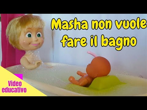 Le avventure di Masha:(EP.12) MASHA NON VUOLE FARE IL BAGNO