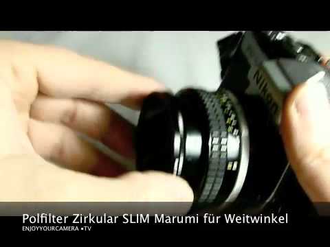 Polfilter Zirkular SLIM Marumi für Weitwinkel - by enjoyyourcamera.com