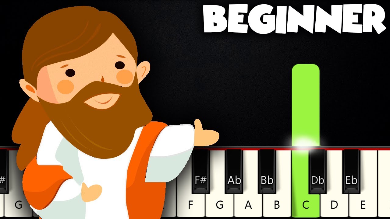 Jesus Loves Me | BEGINNER PIANO TUTORIAL + SHEET MUSIC by Betacustic