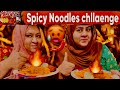Spicy Noodles Challenge | Sapghetti | With chkan nuggets |  boil eggs | Challeng vlog | Amara with l