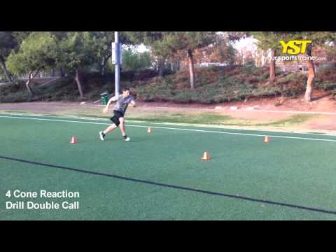 4 Cone Reaction Drill Double Call
