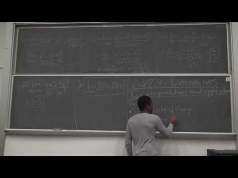 Math 205 Lecture 9 - The Derivative