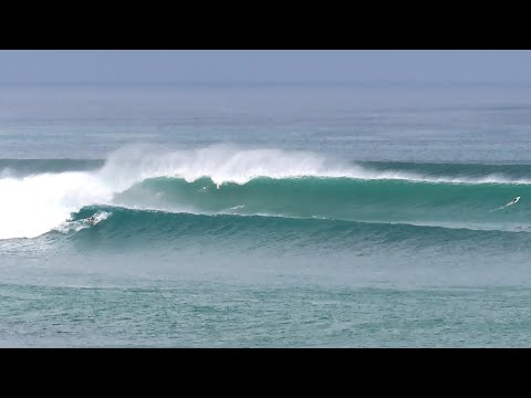 SURFING BIG AND LONG WAVE AT IMPOSSIBLE, BINGIN TODAY SO HARD.