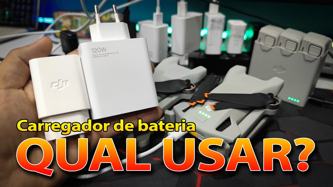 Qual o melhor carregador para usar no drone? Posso usar carregador turbo?