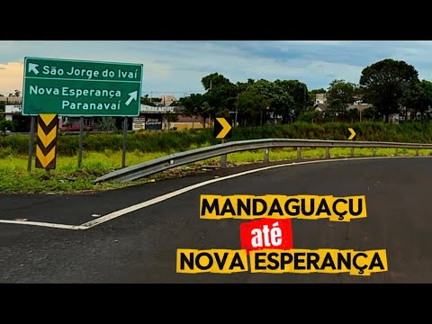 Mandaguaçu até Nova Esperança Paraná Brasil 