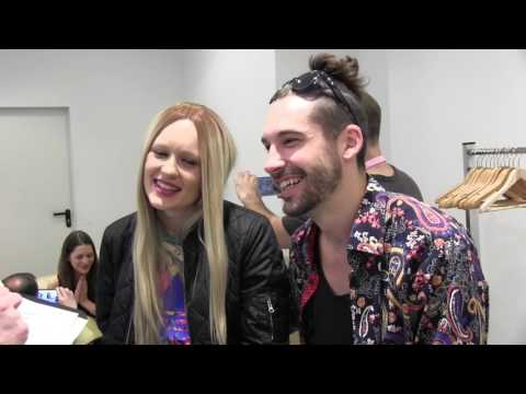 ESCKAZ in Madrid: Interview with Triana Park (Latvia) at Eurovision-Spain Pre-Party