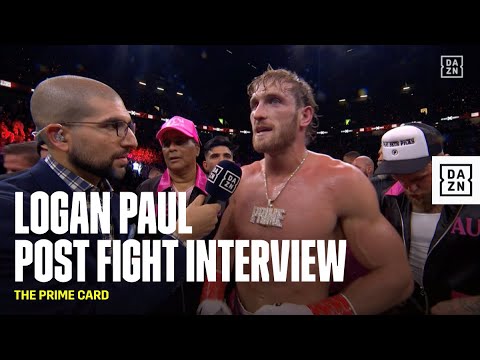 Logan Paul's PASSIONATE Victory Speech After Defeating Dillon Danis | THE PRIME CARD