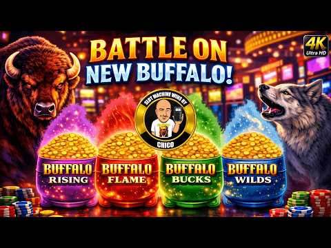Battle on Brand New Buffalo Slot Machine