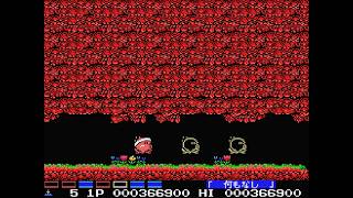 [MSX] Mid-Boss: Dirt Rush ダートラッシュ 🧹 | Parodius パロディウス ～タコは地球を救う～ [4K]