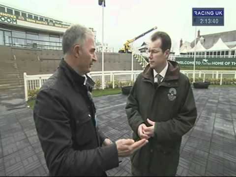 Grand National - Graham Cunningham with Julian Thick of Aintree